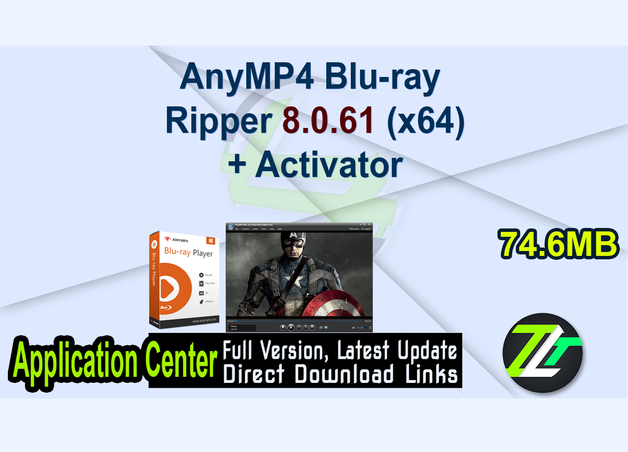 AnyMP4 Blu-ray Ripper 8.0.61 (x64) + Activator