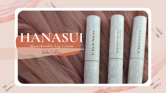 Hanasui Mattedorable Lip Cream Boba Edition
