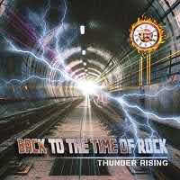 pochette THUNDER RISING back to the time of rock 2022