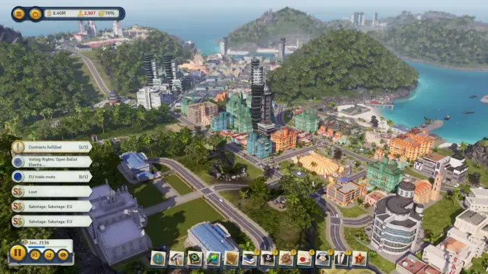 Tropico 6, game tycoon menjadi pemimpin negara