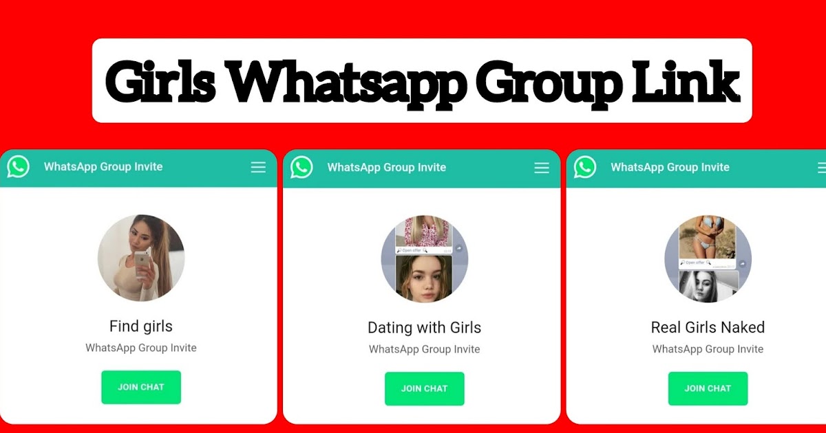 Girl chat whatsapp group link