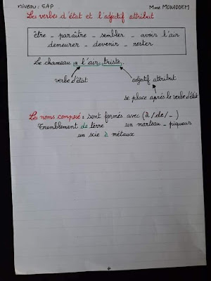 ملخصات رائعة في اللغة الفرنسية للسنة الخامسة ابتدائي الجيل الثاني 2021-2022