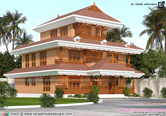 Traditional mix Colonial house design