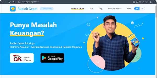 Rupiah Cepat Pinjaman Online : Penjelasan, Bunga, Tenor & Review