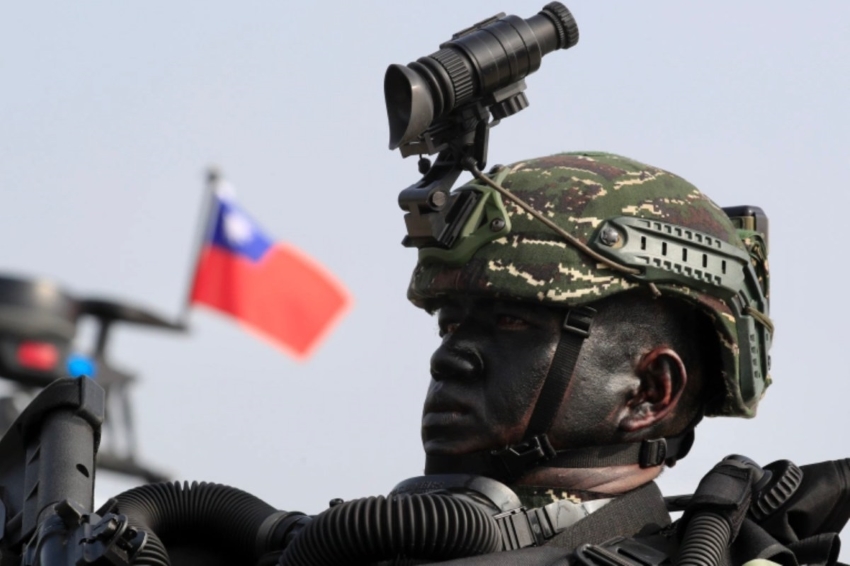 Un soldado de las Fuerzas Especiales de Taiwán durante un simulacro. Foto: Agencias