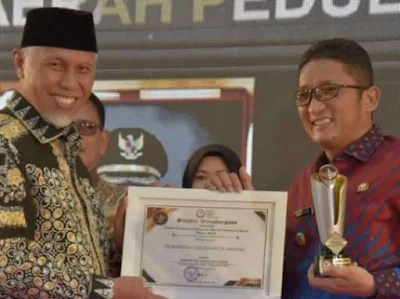 Peduli Penyiaran, Pemko Padang Kembali Raih Penghargaan KPID Sumbar