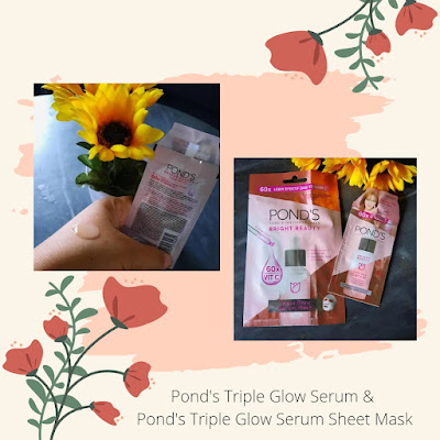 Serum pencerah wajah pond's triple glow serum