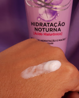 resenha-creme-hidratação-noturna-hidra-hialuronico-elseve-loreal-dicas-da-tia-textura