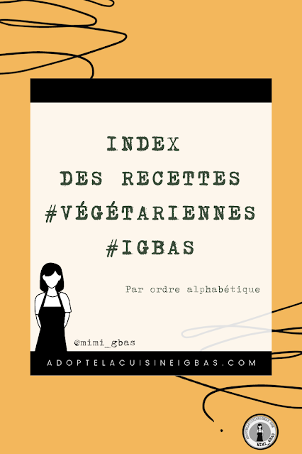 Index des recettes végétariennes IG bas