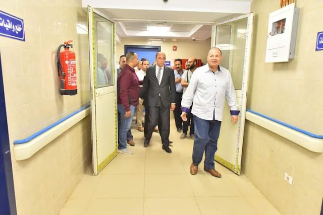 محافظ أسيوط ومساعد وزير الصحة يتفقدان أعمال تطوير مستشفى حميات ديروط