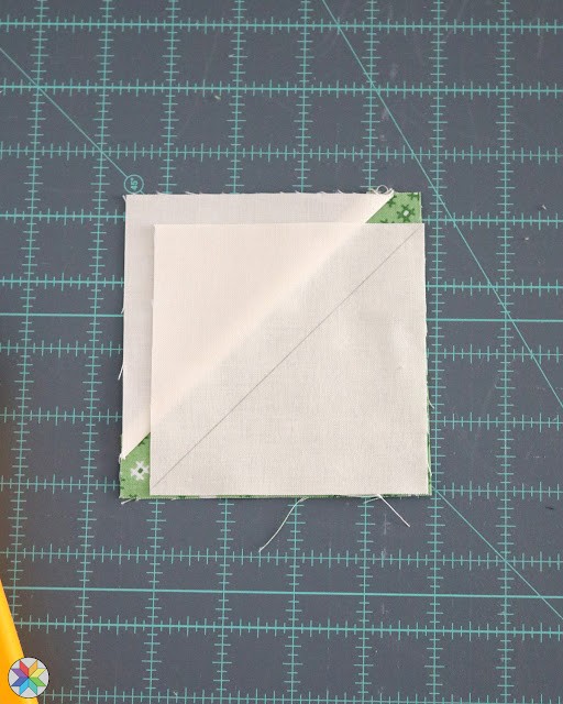Maple Leaf quilt block tutorial by Andy Knowlton of A Bright Corner quilt blog