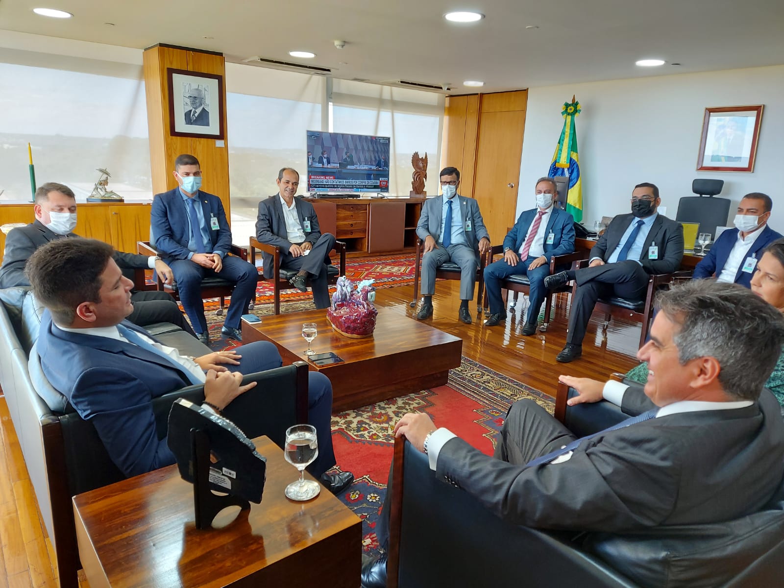 Gladson visita Ciro Nogueira e solicita  maior apoio do Governo Federal ao Acre