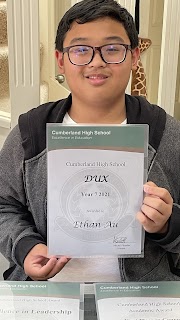 Ethan’s the Year 7 Dux