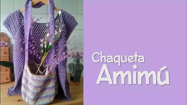 1252. TUTORIAL GRATIS de Hermosa Chaqueta Amimu a Crochet