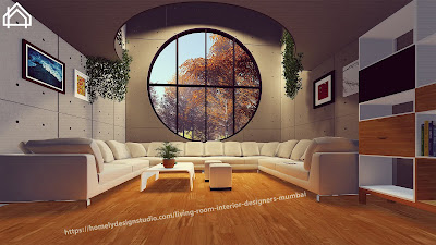 Living Room Interior Design in Mumbai