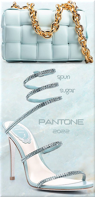 ♦Pantone Fashion Color Spun Sugar 2022 New York #pantone #blue #2022 #brilliantluxury