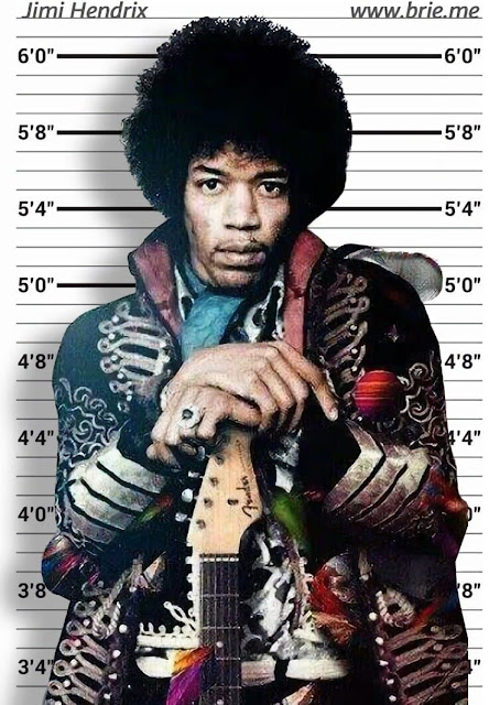 Jimi Hendrix mugshot