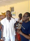 HONORABLE OSCAR OFORI LARBI PAYS COURTESY CALL ON AOWIN TRADITIONAL COUNCILOR