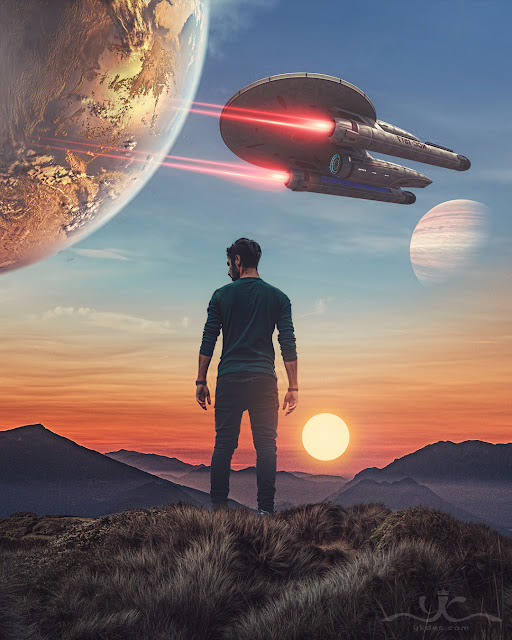 Fantasy Planet Photo Manipulation Photoshop Tutorial