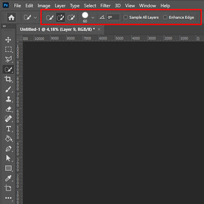Cara Menyeleksi Objek Di Photoshop menggunakan Quick selection tool