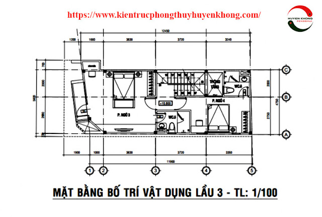 Thiết kế nhà ở chuẩn phong thuỷ ở Vinh 4