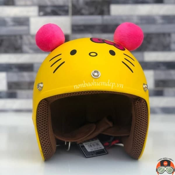 mũ kitty 3/4 đầu trẻ em