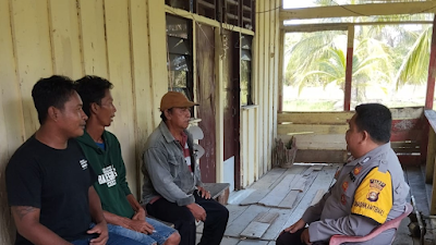 Bersama Masyarakat Desa Purwa Agung, Ciptakan Wilkum Polsek Lalan Yang Kondusif