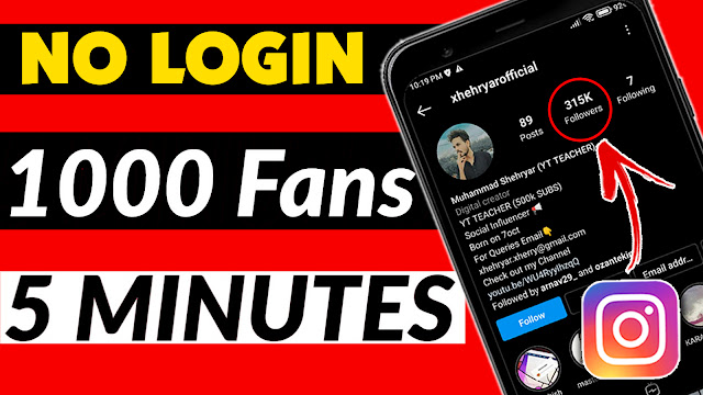 to Get 500 Free Instagram Followers Every Hour (Without Login) - Free Instagram Followers 2022