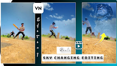 1 Click & Sky Change Trending Instagram Cricket Sky Change Video Editing Sky Me Photo Kaise Lagaye