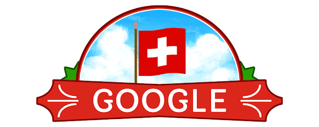 What is on today's google home page - Switzerland National Day 2022