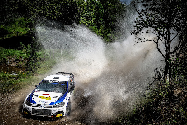 El inicio del Rally Cordobes en Santa Rosa