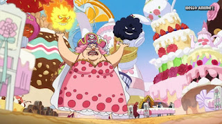 ワンピースアニメ WCI編 833話 ビッグ・マム Charlotte Linlin | ONE PIECE ホールケーキアイランド編