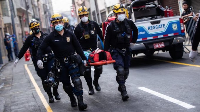 Municipalidad de Lima realizó simulacro de incendio en Mesa Redonda