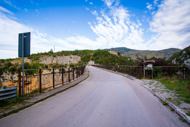 Gole del Sammaro dal ponte di Sacco