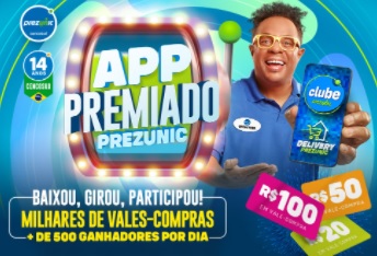 APP Premiado Prezunic Vales-Compras Todo Dia