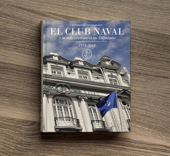 Diseño libro EL CLUB NAVAL de Valparaíso