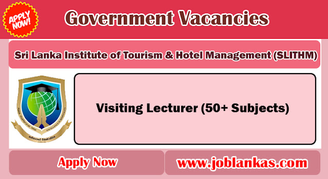 sri lanka tourist board vacancies 2022