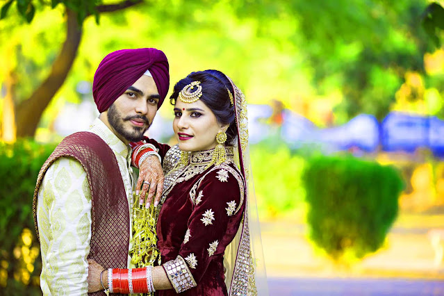 Punjabi Wedding Dresses Color Combinations Photos 2022