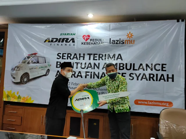 Adira Finance Syariah Berikan Ambulan Melalui Lazismu