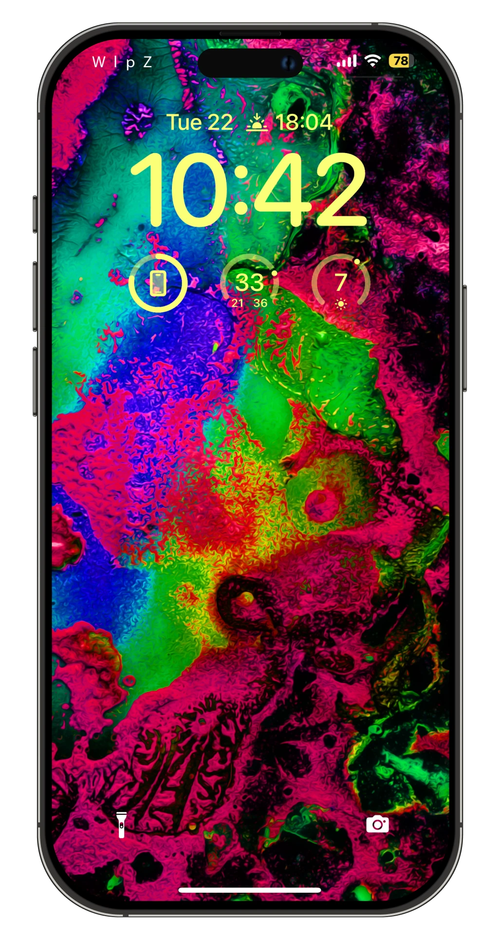 Psychedelic Abstract Art Smartphone Wallpaper 3