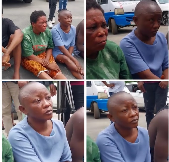  Imo police nab two female child traffickers who steal and sell children for ritual purposes 