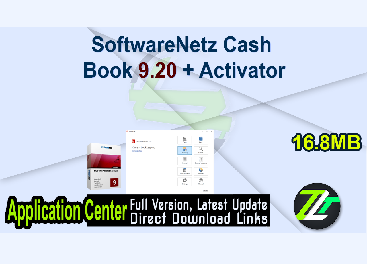 SoftwareNetz Cash Book 9.20 + Activator