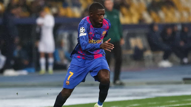 Dembélé sofre um estiramento muscular e desfalca o Barcelona