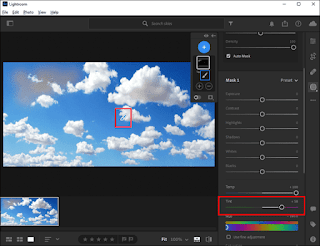 How to edit sky in photo