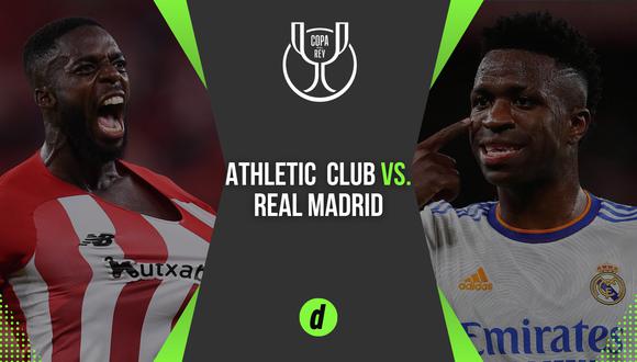 Real Madrid vs. Athletic Club EN VIVO por Copa del Rey | Dónde, cuándo y a qué hora