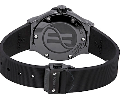 Hublot Classic Fusion Quartz Black Dial Ladies replica Watch 581.CM.1470.RX