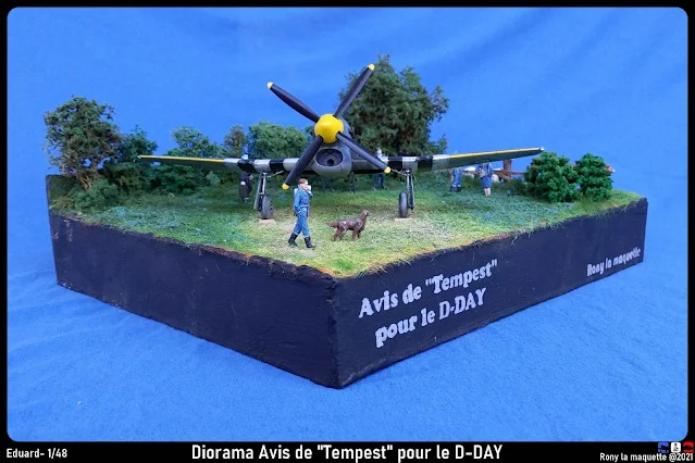 Diorama Tempest Mk.V Eduard