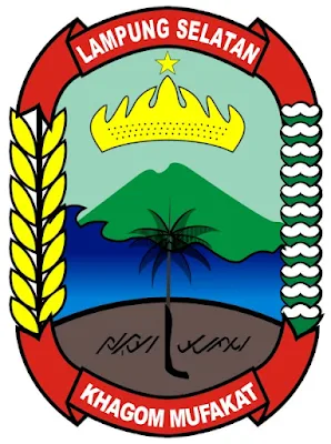 Logo / Lambang Kabupaten Lampung Selatan - Latar (Background) Putih & Transparent (PNG)