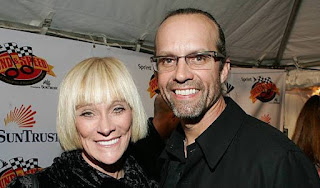 Morgan's husband Kyle Petty with his ex-wife Pattie Petty