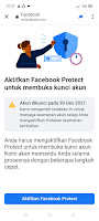 Cara Mengatasi Akun FB Terkunci Memperbaiki dengan Mengaktifkan Protect Buat Membuka FB yang Dikunci Sementara